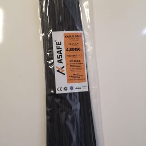 ASAFE 4,8x450 Plastik Kablo Bağı (100 Ad)